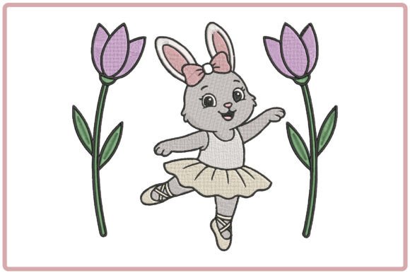 Ballerina Bunny Embroidery Design: A Designer’s Review for Boutique Sweatshirts