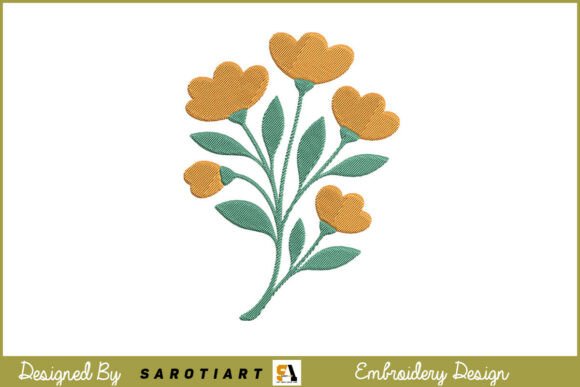 Boho Flower Design for Embroidery: A Designer’s Review for Small Business Branding
