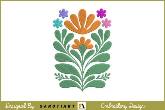 Boho Flower Retro Embroidery Design Review