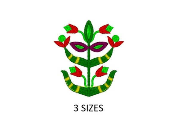 Colorful Totem Flower Embroidery Review