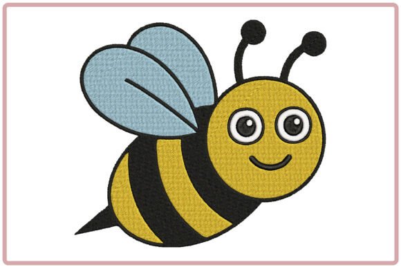 Cute Honey Bee Machine Embroidery Design: A Sweet Touch for Personalized Gifts
