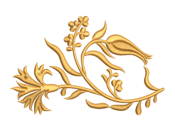 Gold Ottoman Tulip Embroidery: A Designer’s Review for Boutique Sweatshirt Design