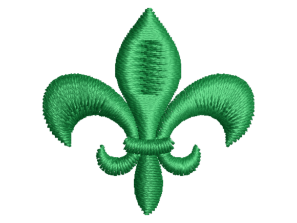 Green Fleur De Lis Embroidery: A Designer’s Review for Boutique Apparel