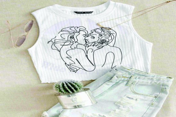 Kiss Embroidery Design: A Designer’s Take for Boutique Apparel