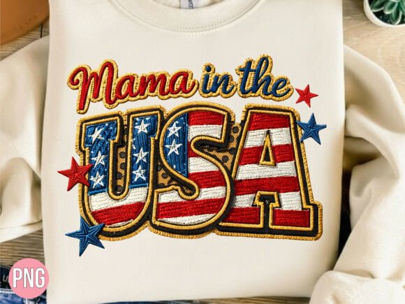 Review: Mama in the USA Embroidery PNG Design